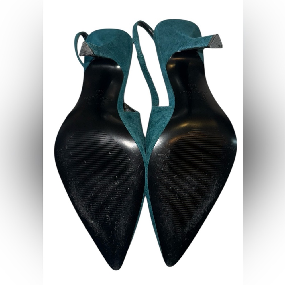 Marc Fisher Emerald Green Suede Heels Sleek Design💕 - Picture 4 of 6